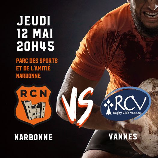 Composition d’équipe RC Narbonnais vs RC Vannes